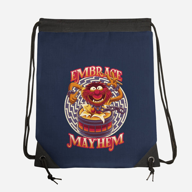 Embrace Mayhem-None-Drawstring-Bag-rmatix