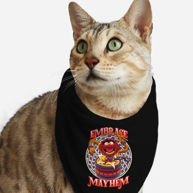 Embrace Mayhem-Cat-Bandana-Pet Collar-rmatix