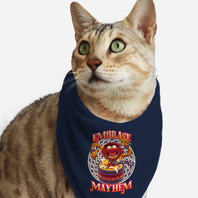 Embrace Mayhem-Cat-Bandana-Pet Collar-rmatix