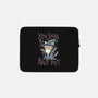 You Shall Not Pet-None-Zippered-Laptop Sleeve-Arigatees