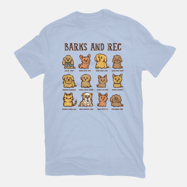 Barks And Rec-Mens-Basic-Tee-kg07