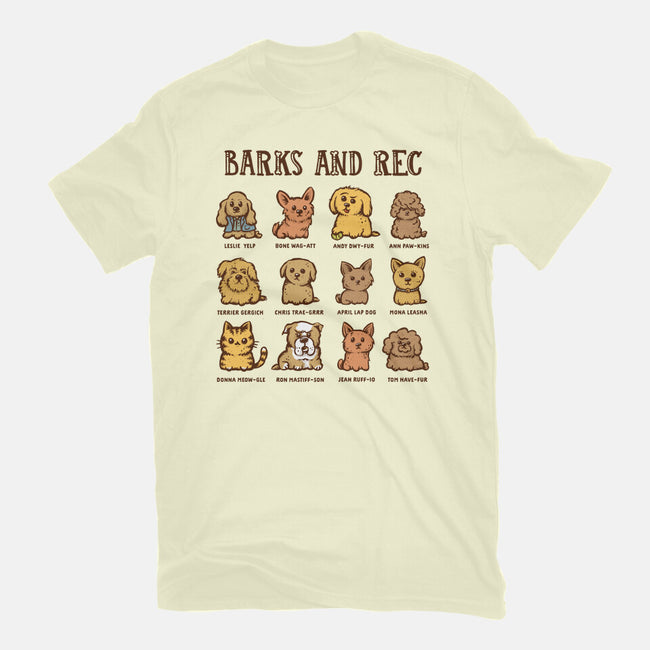 Barks And Rec-Mens-Basic-Tee-kg07