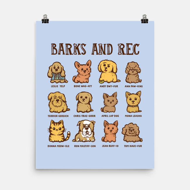 Barks And Rec-None-Matte-Poster-kg07