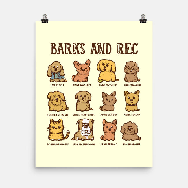 Barks And Rec-None-Matte-Poster-kg07