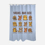 Barks And Rec-None-Polyester-Shower Curtain-kg07