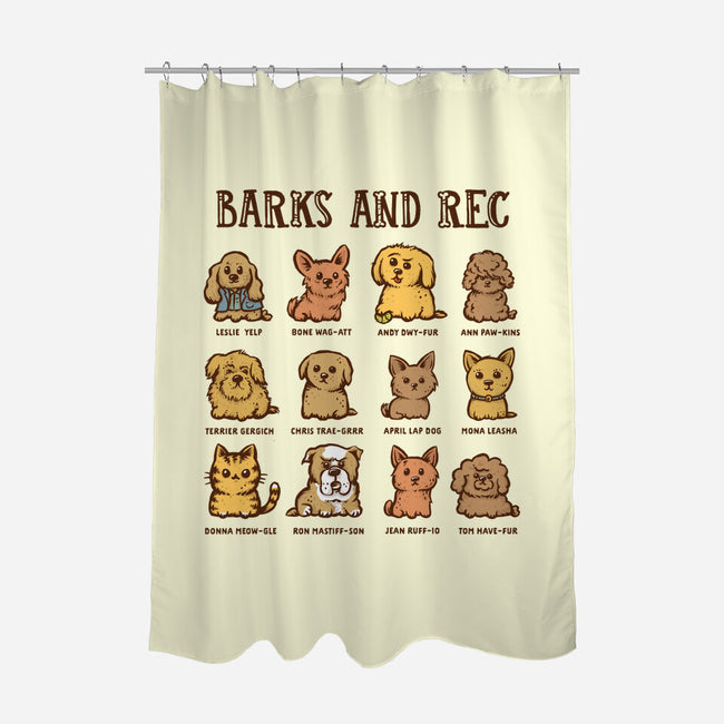 Barks And Rec-None-Polyester-Shower Curtain-kg07