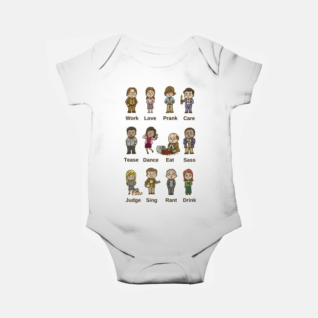 Office Behavior-Baby-Basic-Onesie-kg07