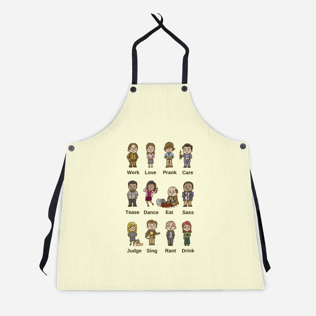 Office Behavior-Unisex-Kitchen-Apron-kg07