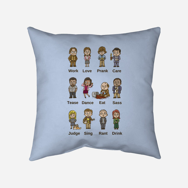 Office Behavior-None-Removable Cover w Insert-Throw Pillow-kg07