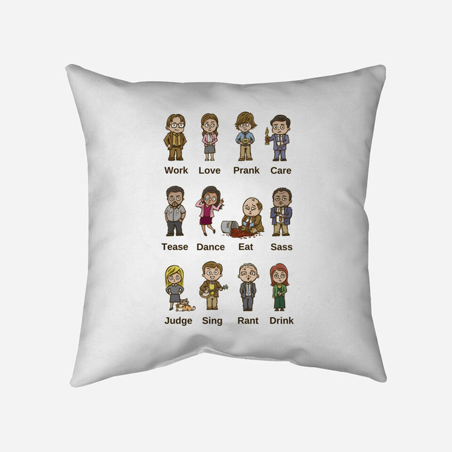 Office Behavior-None-Removable Cover w Insert-Throw Pillow-kg07