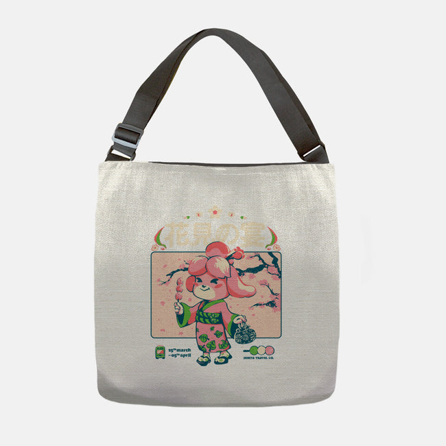 Crossing Hanami-None-Adjustable Tote-Bag-Estudio Horta