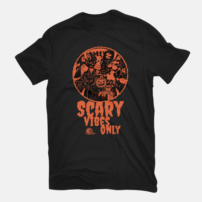 Scary Vibes Only-Unisex-Basic-Tee-imisko