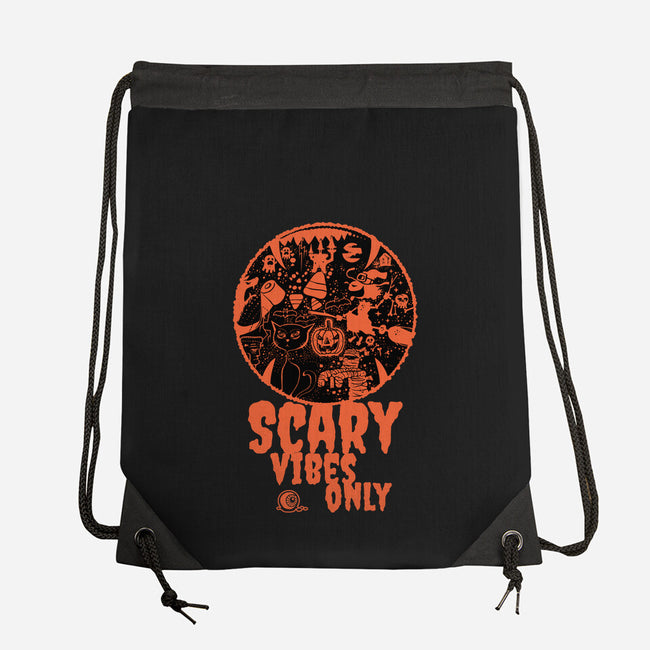 Scary Vibes Only-None-Drawstring-Bag-imisko