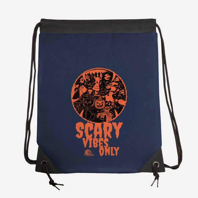 Scary Vibes Only-None-Drawstring-Bag-imisko