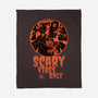 Scary Vibes Only-None-Fleece-Blanket-imisko