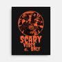 Scary Vibes Only-None-Stretched-Canvas-imisko