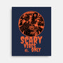 Scary Vibes Only-None-Stretched-Canvas-imisko