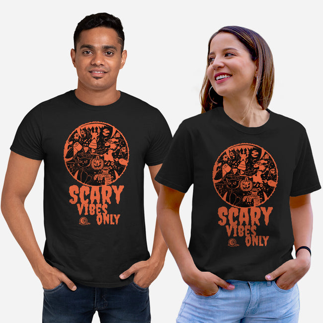 Scary Vibes Only-Unisex-Basic-Tee-imisko