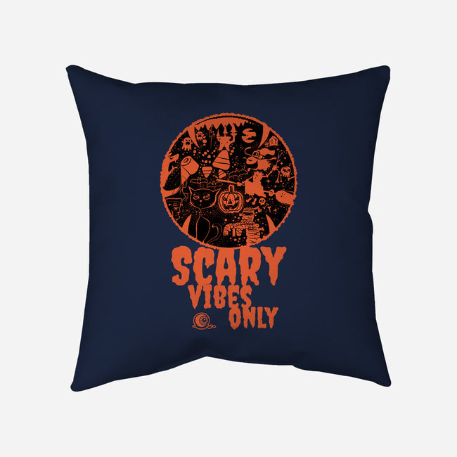 Scary Vibes Only-None-Removable Cover-Throw Pillow-imisko