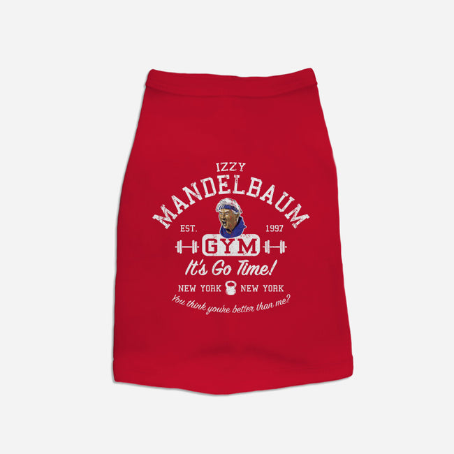 Izzy Mandelbaum Gym-Dog-Basic-Pet Tank-AlemaArt