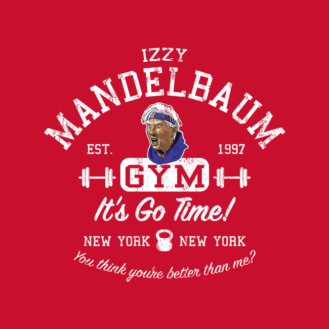 Izzy Mandelbaum Gym-None-Non-Removable Cover w Insert-Throw Pillow-AlemaArt