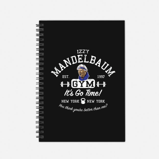 Izzy Mandelbaum Gym-None-Dot Grid-Notebook-AlemaArt