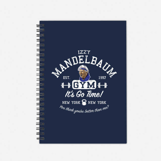 Izzy Mandelbaum Gym-None-Dot Grid-Notebook-AlemaArt