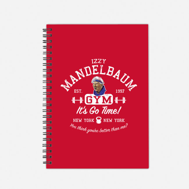 Izzy Mandelbaum Gym-None-Dot Grid-Notebook-AlemaArt