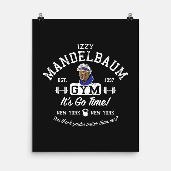 Izzy Mandelbaum Gym-None-Matte-Poster-AlemaArt