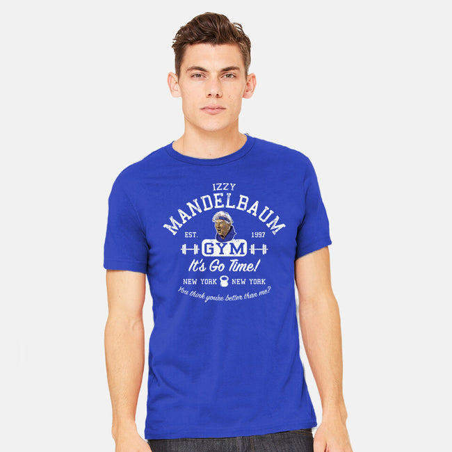 Izzy Mandelbaum Gym-Mens-Heavyweight-Tee-AlemaArt