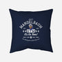 Izzy Mandelbaum Gym-None-Removable Cover-Throw Pillow-AlemaArt