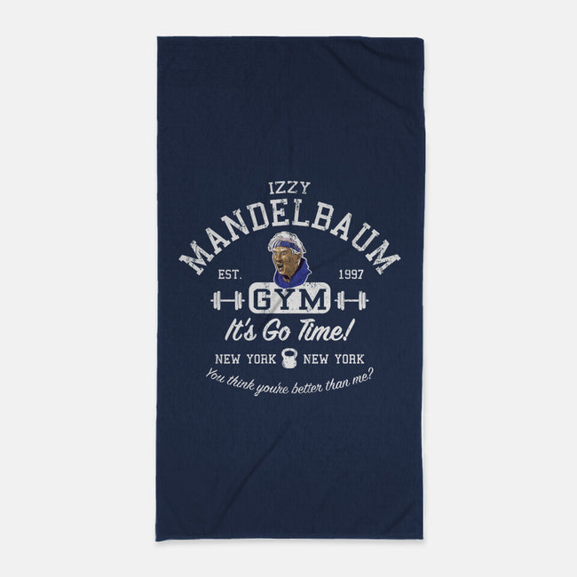 Izzy Mandelbaum Gym-None-Beach-Towel-AlemaArt