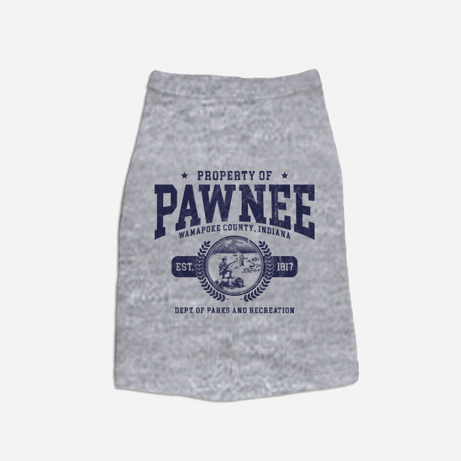 Property Of Pawnee-Dog-Basic-Pet Tank-ACraigL