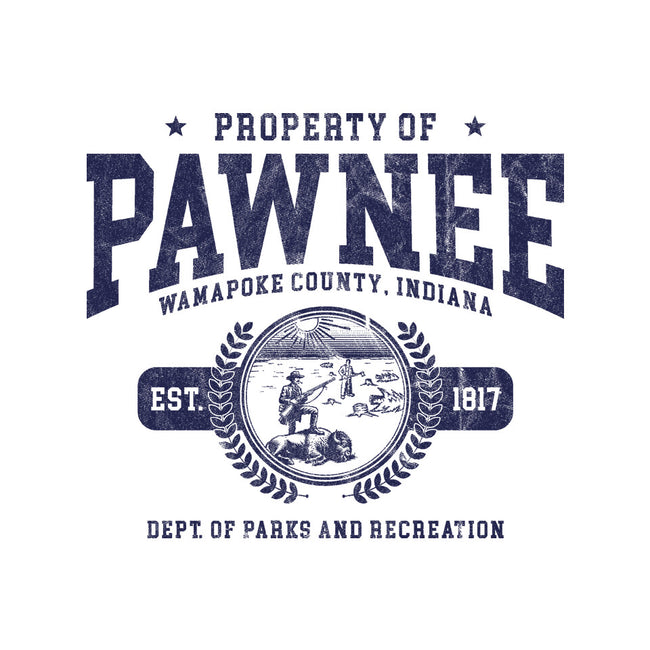 Property Of Pawnee-Cat-Basic-Pet Tank-ACraigL