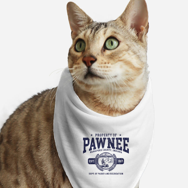 Property Of Pawnee-Cat-Bandana-Pet Collar-ACraigL