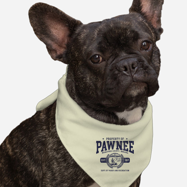 Property Of Pawnee-Dog-Bandana-Pet Collar-ACraigL