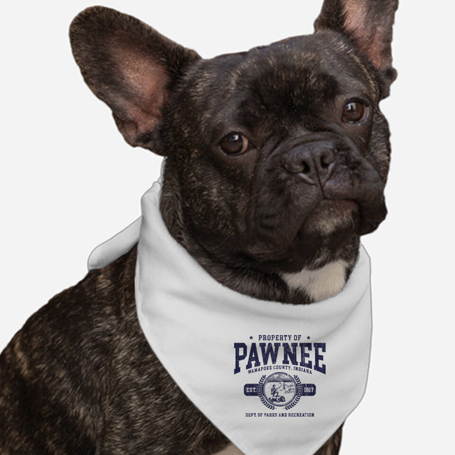 Property Of Pawnee-Dog-Bandana-Pet Collar-ACraigL