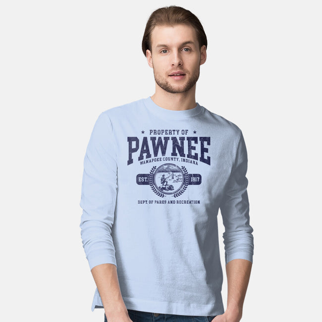 Property Of Pawnee-Mens-Long Sleeved-Tee-ACraigL