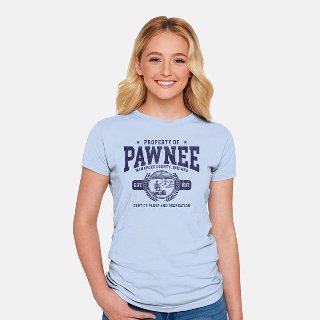 Property Of Pawnee-Womens-Fitted-Tee-ACraigL