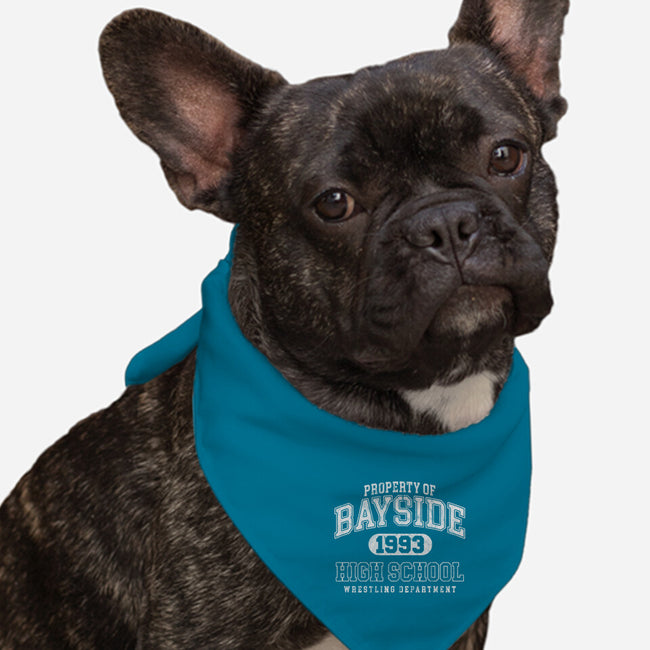 Property Of Bayside High-Dog-Bandana-Pet Collar-ACraigL