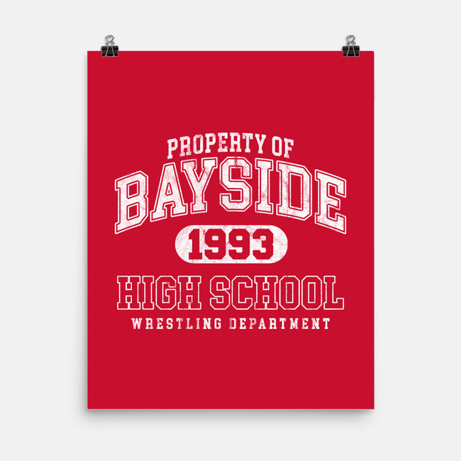 Property Of Bayside High-None-Matte-Poster-ACraigL