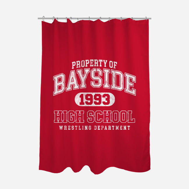 Property Of Bayside High-None-Polyester-Shower Curtain-ACraigL