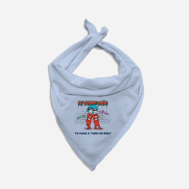 It Takes Two Things-Dog-Bandana-Pet Collar-ACraigL