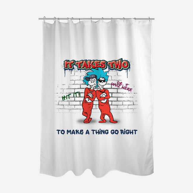 It Takes Two Things-None-Polyester-Shower Curtain-ACraigL