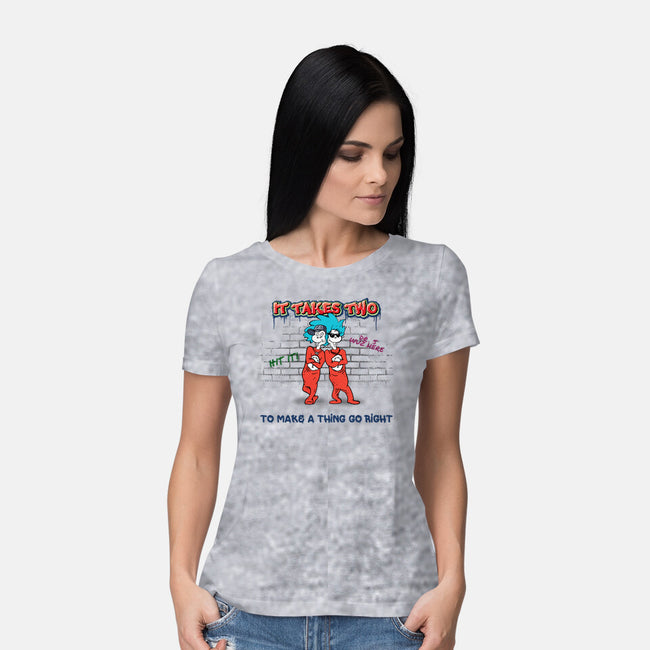 It Takes Two Things-Womens-Basic-Tee-ACraigL