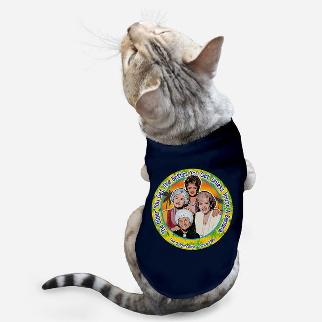 The Better You Get-Cat-Basic-Pet Tank-AlemaArt