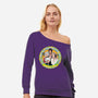 The Better You Get-Womens-Off Shoulder-Sweatshirt-AlemaArt