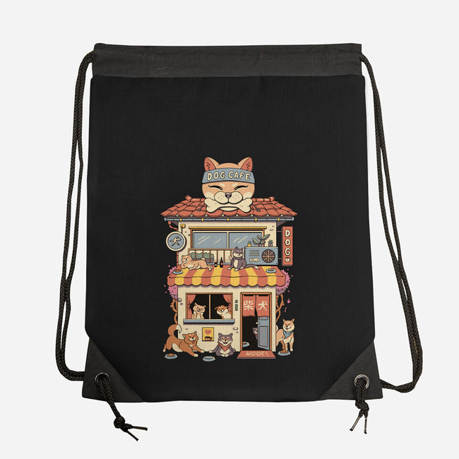 Dog Cafe-None-Drawstring-Bag-vp021