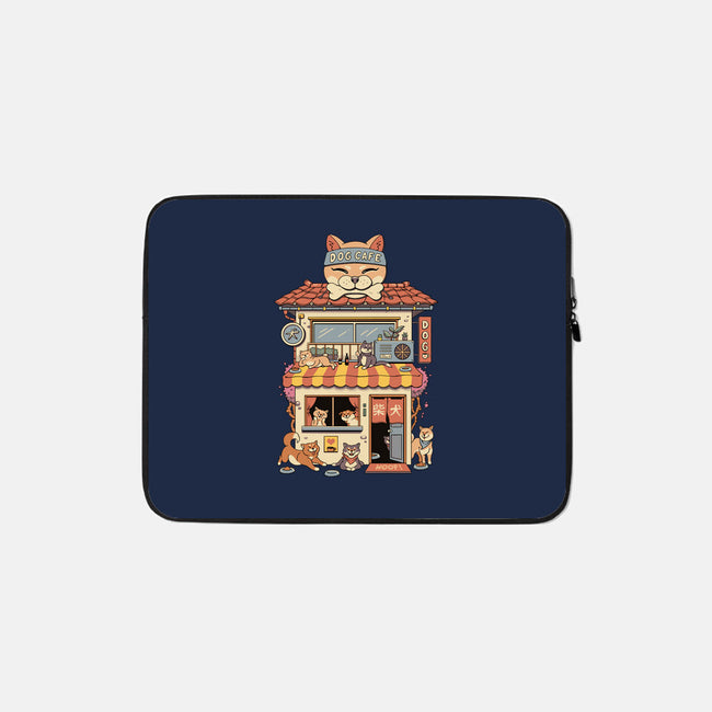 Dog Cafe-None-Zippered-Laptop Sleeve-vp021