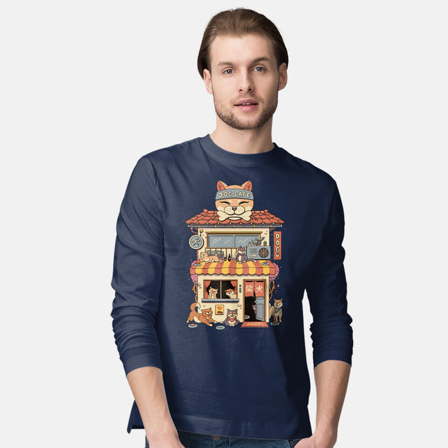 Dog Cafe-Mens-Long Sleeved-Tee-vp021